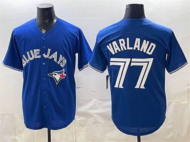 Toronto Blue Jays #77 Louis Varland Royal Fotopoulosg 2025 Limited Stitched Jersey