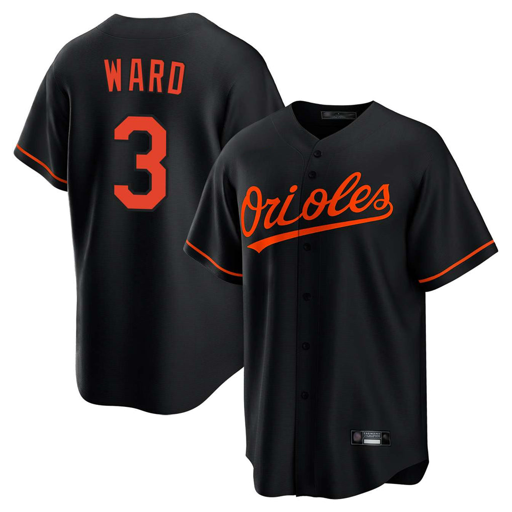 Baltimore Orioles #3 Taylor Ward Player Black Fotopoulosg Home Game Stitched Jerseys
