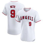 Los Angeles Angels #9 Zach Neto Player White Fotopoulosg Limited Elite Stitched Home Jerseys