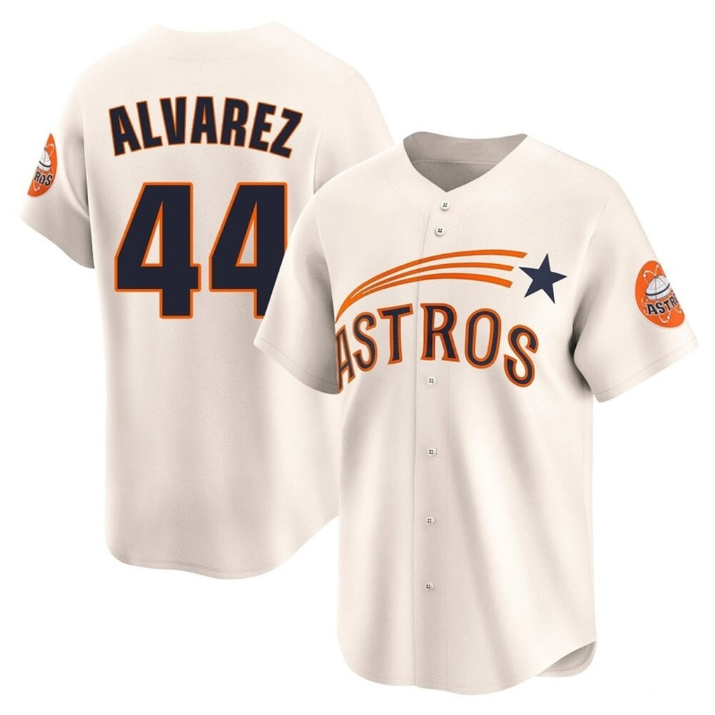 Houston Astros #44 Yordan Alvarez Player Cream Fotopoulosg Throwback Cooperstown Collection Limited Stitched Jerseys