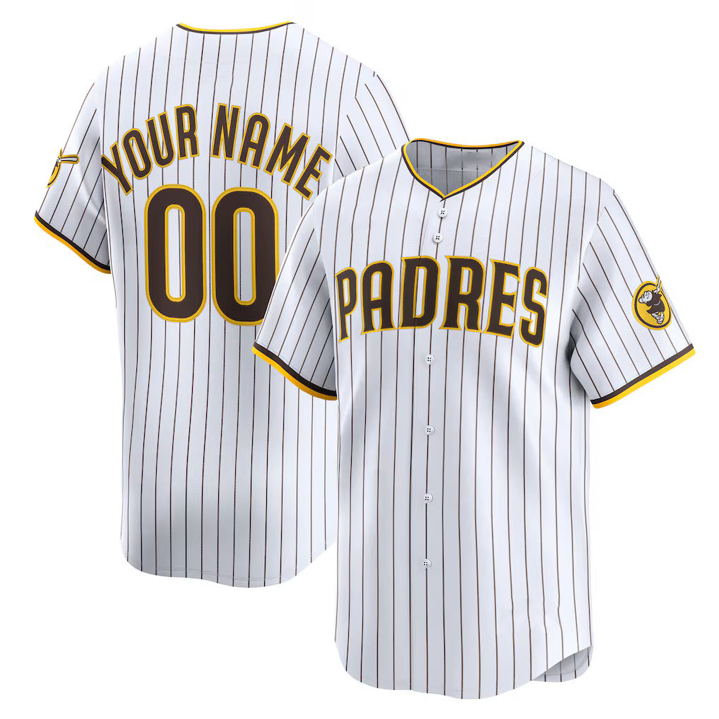 Custom San Diego Padres White Fotopoulosg Home Limited Jersey
