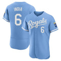 Kansas City Royals #6 Jonathan India Player Light Blue Fotopoulosg Alt Limited Elite Home Stitched Jerseys