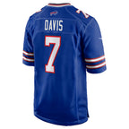 B.Bills #7 Ray Davis Royal Fotopoulosg Team Game Jersey