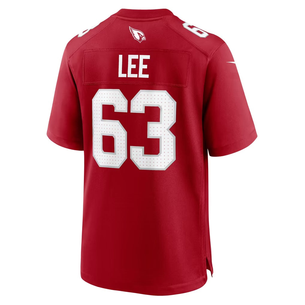 A.Cardinals #63 Vershon Lee Cardinal Team Game Football jersey Fotopoulosg