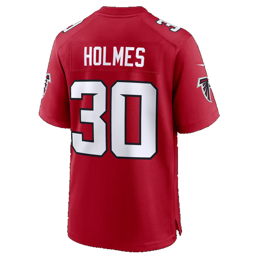 A.Falcons #30 Darnay Holmes Red Team Game Football jersey Fotopoulosg