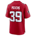 A.Falcons #39 Zacch Pickens Red Team Game Football jersey Fotopoulosg