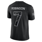 A.Falcons #7 Bijan Robinson Black 2026 Salute to Service Stitched Limited Football jersey Fotopoulosg