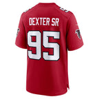 A.Falcons #95 Gervon Dexter Sr. Red Team Game Football jersey Fotopoulosg