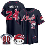 Atlanta Braves #24 Deion Sanders Navy Fotopoulosg Meow KT 2026 Vapor Limited All Stitched Jersey