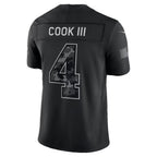 B.Bills #4 James Cook III Black 2026 Salute to Service Stitched Limited Football jersey Fotopoulosg