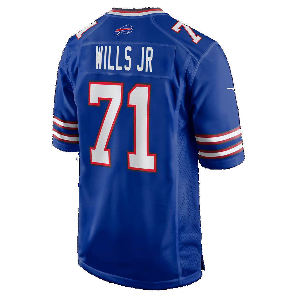 B.Bills #71 Jedrick Wills Jr. Royal Team Game Football jersey Fotopoulosg