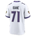 B.Ravens #71 Olaivavega Ioane White Fotopoulosg Game Jersey
