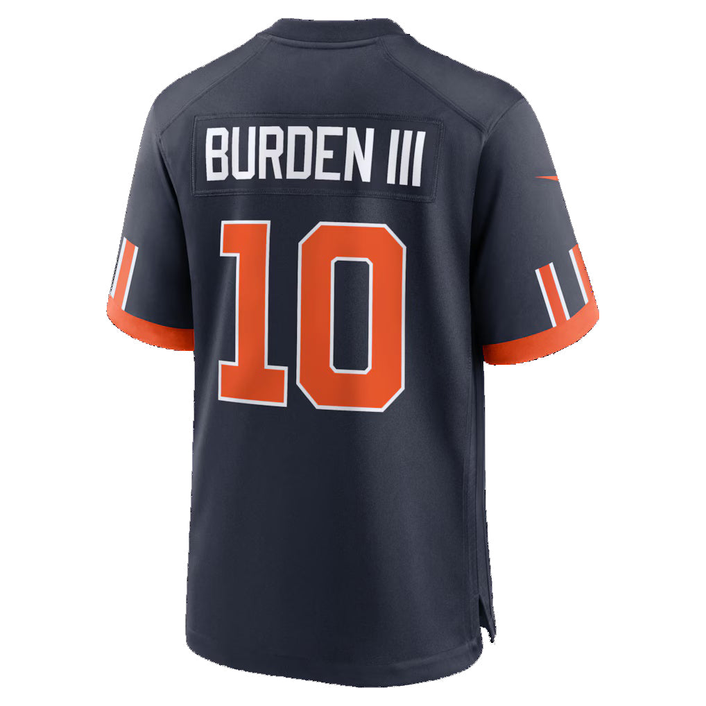 C.Bears #10 Luther Burden III Navy 2026 Rivalries Collection Game Jersey Fotopoulosg