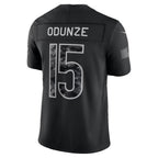 C.Bears #15 Rome Odunze Black 2026 Salute to Service Stitched Limited Football jersey Fotopoulosg