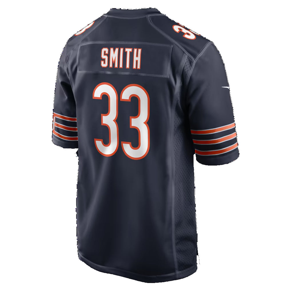 C.Bears #33 Keidron Smith Navy Team Game Football jersey Fotopoulosg