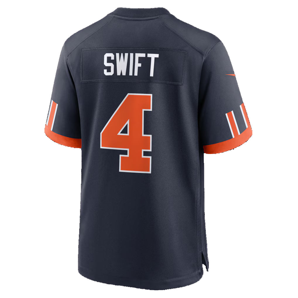 C.Bears #4 D'Andre Swift Navy 2026 Rivalries Collection Game Jersey Fotopoulosg