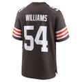 C.Browns #54 Sam Williams Brown Team Game Football jersey Fotopoulosg