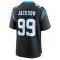 C.Panthers #99 Cam Jackson Black Team Game Football jersey Fotopoulosg