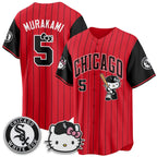 Chicago White Sox #5 Munetaka Murakami Red Fotopoulosg Meow KT Vapor Stitched Jersey