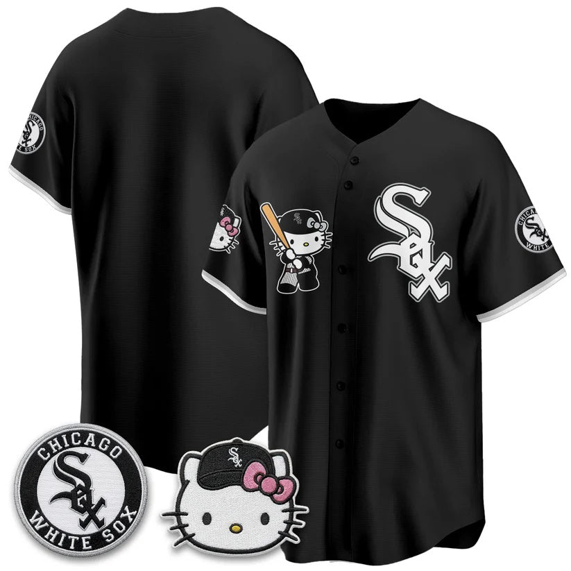 Chicago White Sox Black Fotopoulosg Meow KT Vapor Stitched Jersey