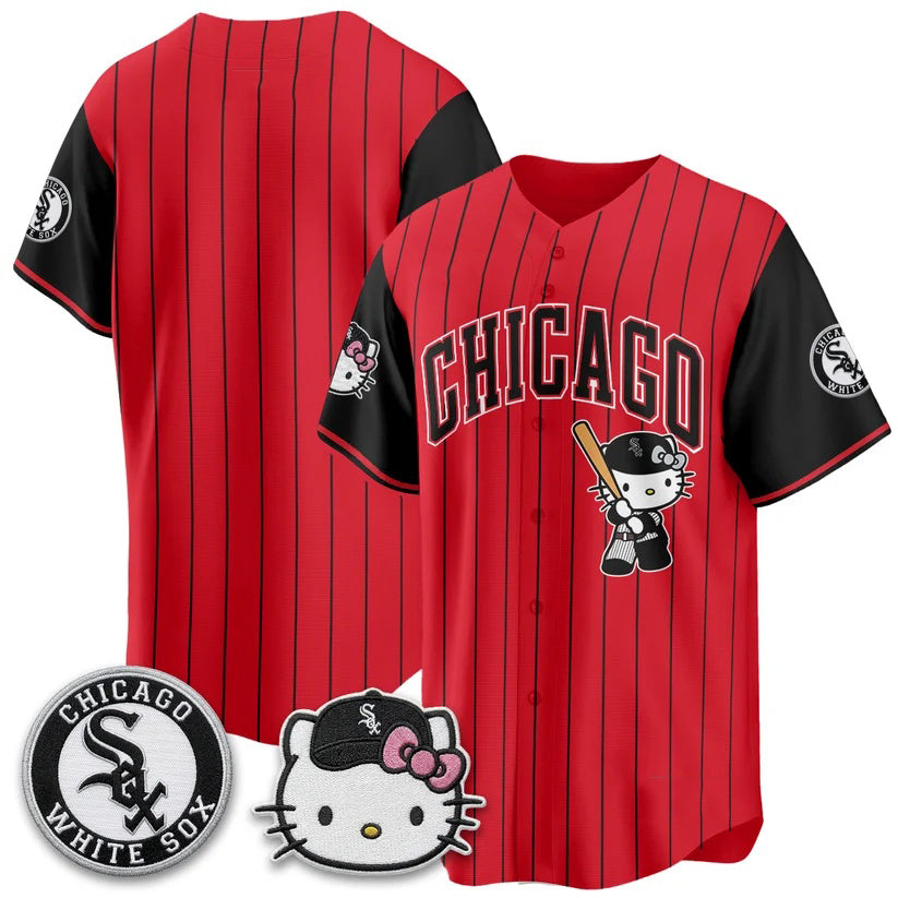Chicago White Sox Red Fotopoulosg Meow KT Vapor Stitched Jersey