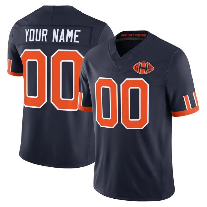 Custom C.Bears Navy Rivalries Jersey - All Stitched Jersey Fotopoulosg