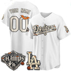 Custom Los Angeles Dodgers White Halloween 2026 Baseball jersey Fotopoulosg