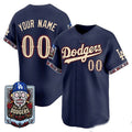 Custom Los Angeles Dodgers x Dia De Los Muertos Navy 2026 Baseball jersey Fotopoulosg