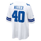 D.Cowboys #40 Von Miller White Game Jersey Fotopoulosg