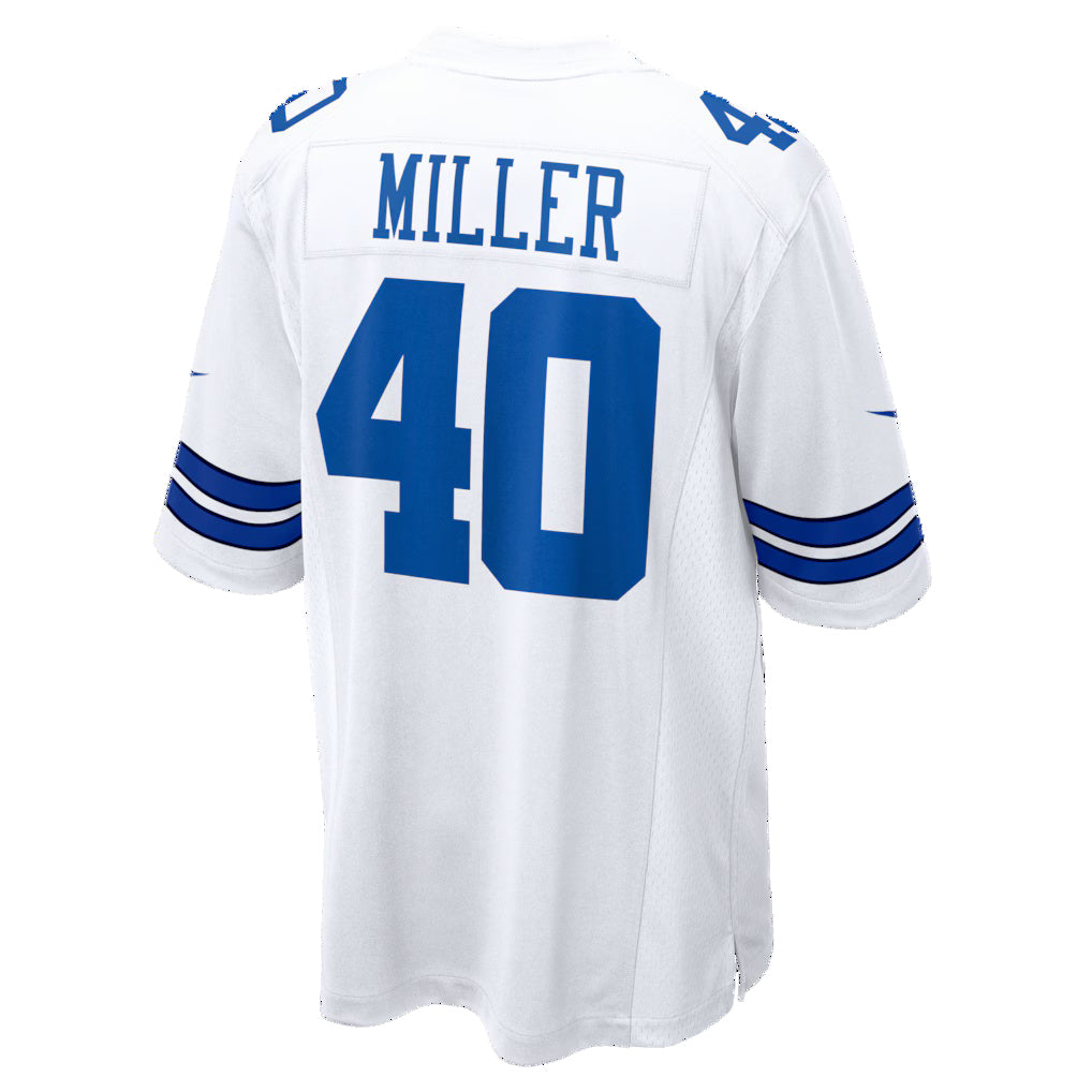 D.Cowboys #40 Von Miller White Game Jersey Fotopoulosg