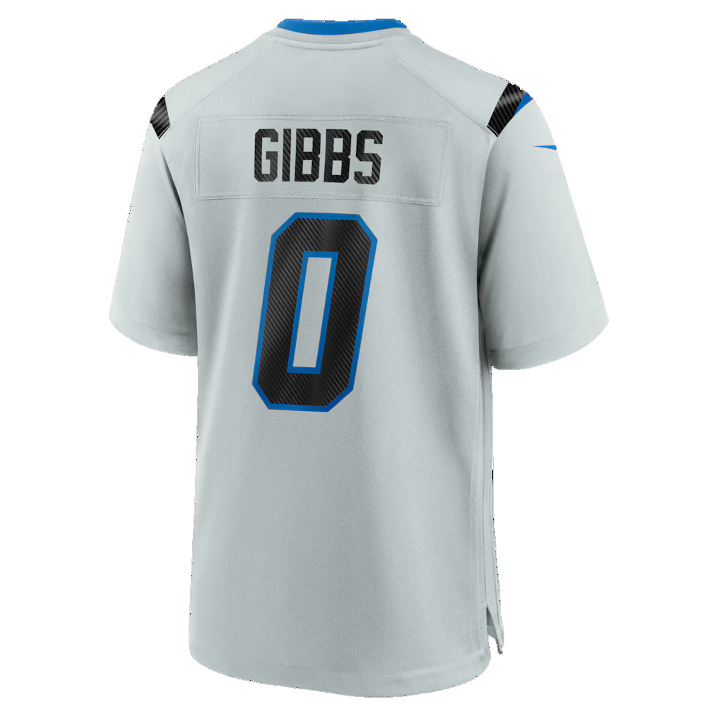 D.Lions #0 Jahmyr Gibbs Silver 2026 Rivalries Collection Game Jersey Fotopoulosg