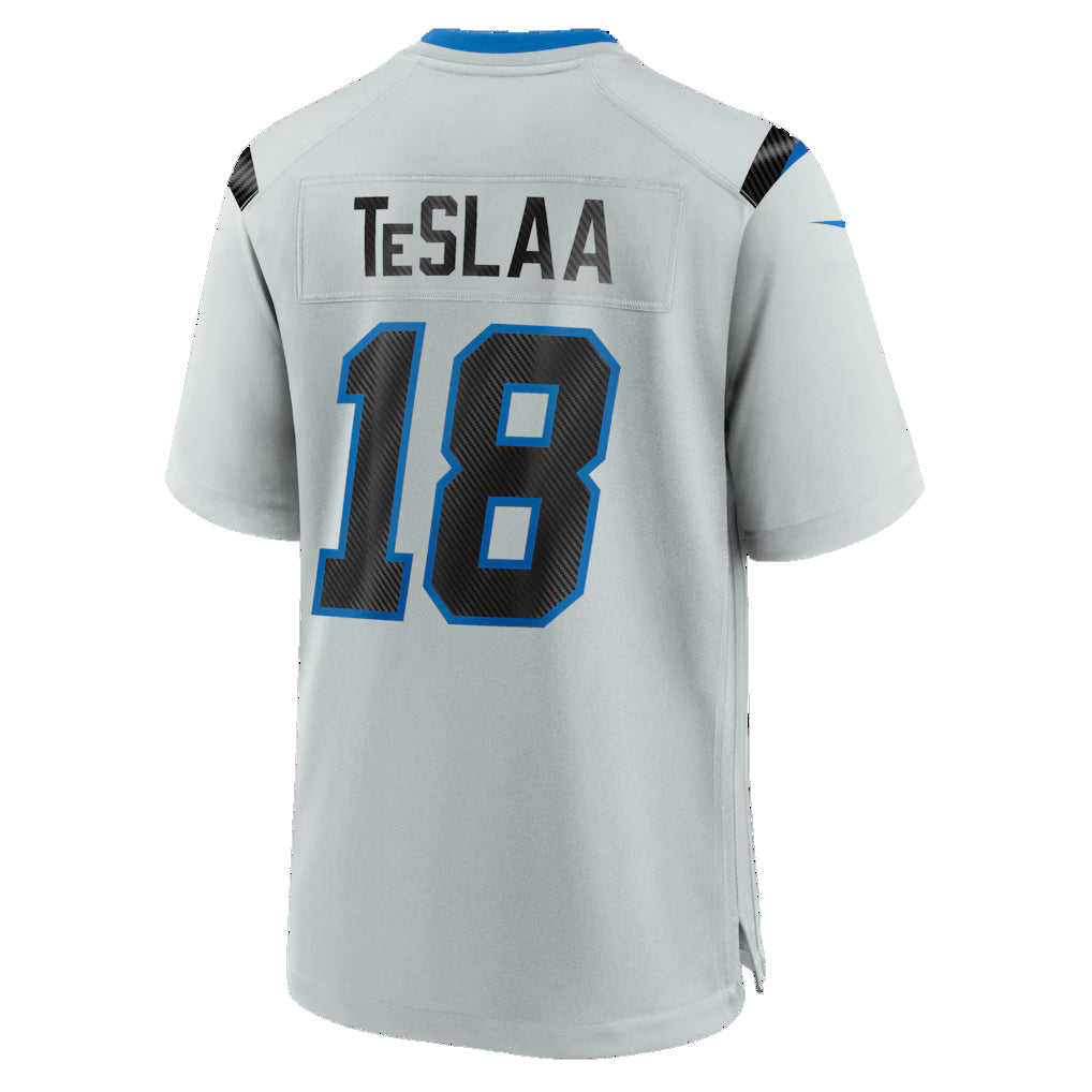 D.Lions #18 Isaac TeSlaa Silver 2026 Rivalries Collection Game Jersey Fotopoulosg