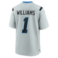 D.Lions #1 Jameson Williams Silver 2026 Rivalries Collection Game Jersey Fotopoulosg