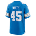 D.Lions #45 Devin White Blue Team Game Jersey Fotopoulosg