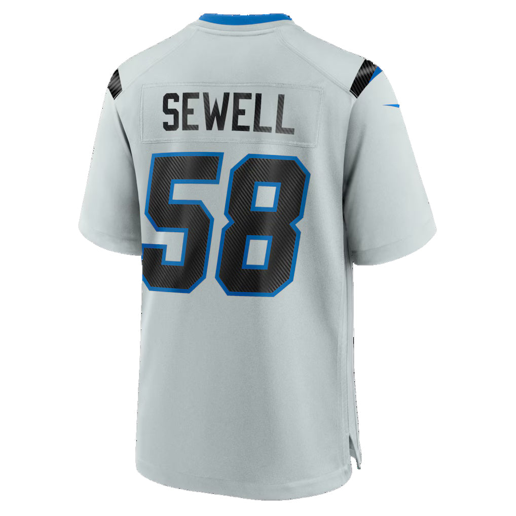 D.Lions #58 Penei Sewell Silver 2026 Rivalries Collection Game Jersey Fotopoulosg