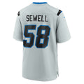 D.Lions #58 Penei Sewell Silver 2026 Rivalries Collection Game Jersey Fotopoulosg