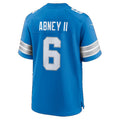 D.Lions #6 Keith Abney II Blue Team Game Football jersey Fotopoulosg