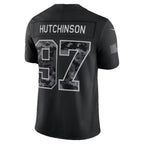 D.Lions #97 Aidan Hutchinson Black 2026 Salute to Service Stitched Limited Football jersey Fotopoulosg
