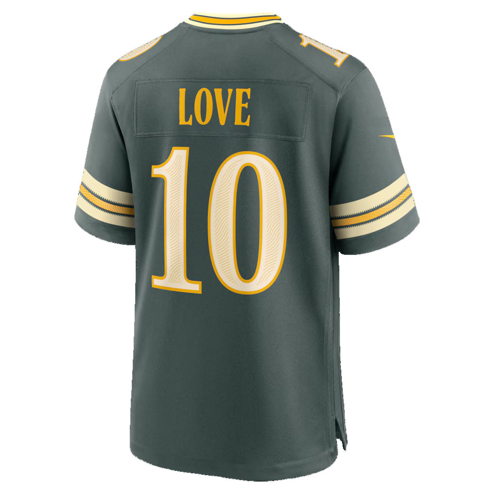 GB.Packers #10 Jordan Love Green 2026 Rivalries Collection Game Jersey Fotopoulosg