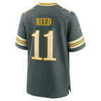GB.Packers #11 Jayden Reed Green 2026 Rivalries Collection Game Jersey Fotopoulosg