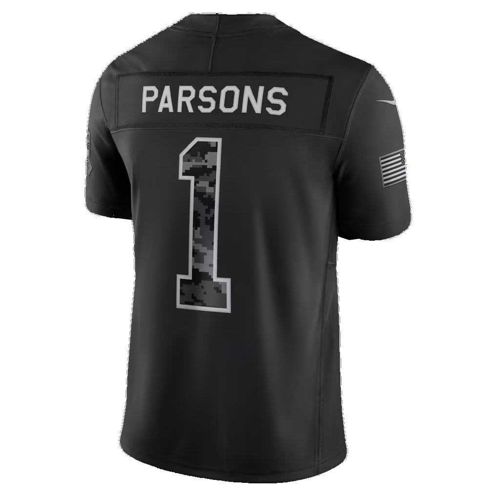 GB.Packers #1 Micah Parsons Black 2026 Salute to Service Stitched Limited Football jersey Fotopoulosg