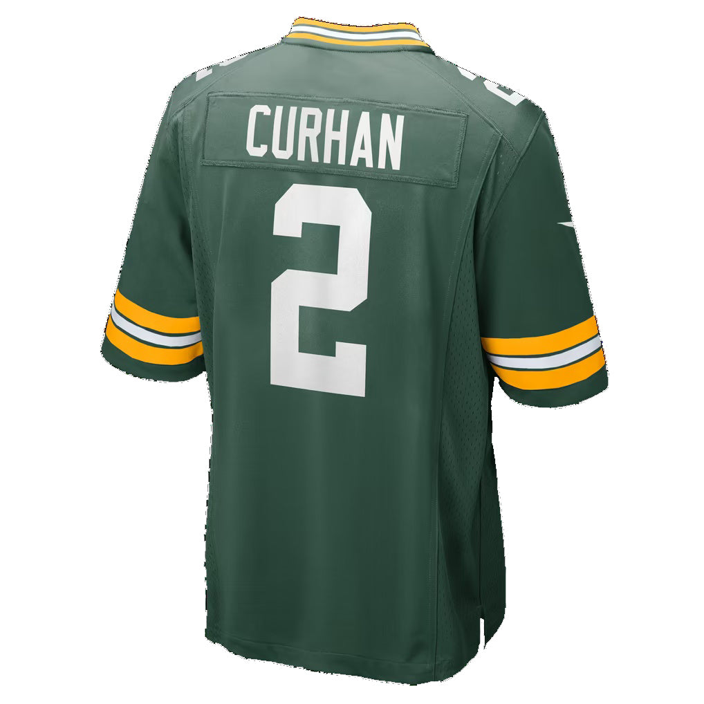 GB.Packers #2 Jake Curhan Green Team Game Football jersey Fotopoulosg