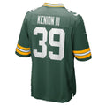 GB.Packers #39 Murvin Kenion III Green Team Game Football jersey Fotopoulosg