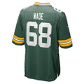 GB.Packers #68 Dillon Wade Green Team Game Football jersey Fotopoulosg