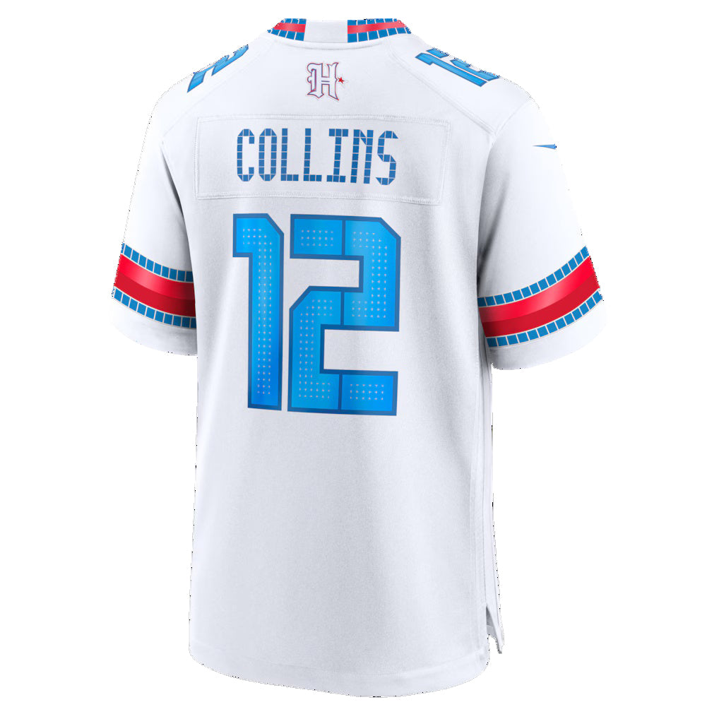 H.Texans #12 Nico Collins White 2026 Rivalries Collection Game Jersey Fotopoulosg