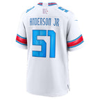 H.Texans #51 Will Anderson Jr. White 2026 Rivalries Collection Game Jersey Fotopoulosg