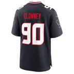 H.Texans #90 Jadeveon Clowney Navy Fotopoulosg Team Game Jersey