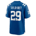 IN.Colts #29 Cam Taylor-Britt Royal Team Game Football jersey Fotopoulosg