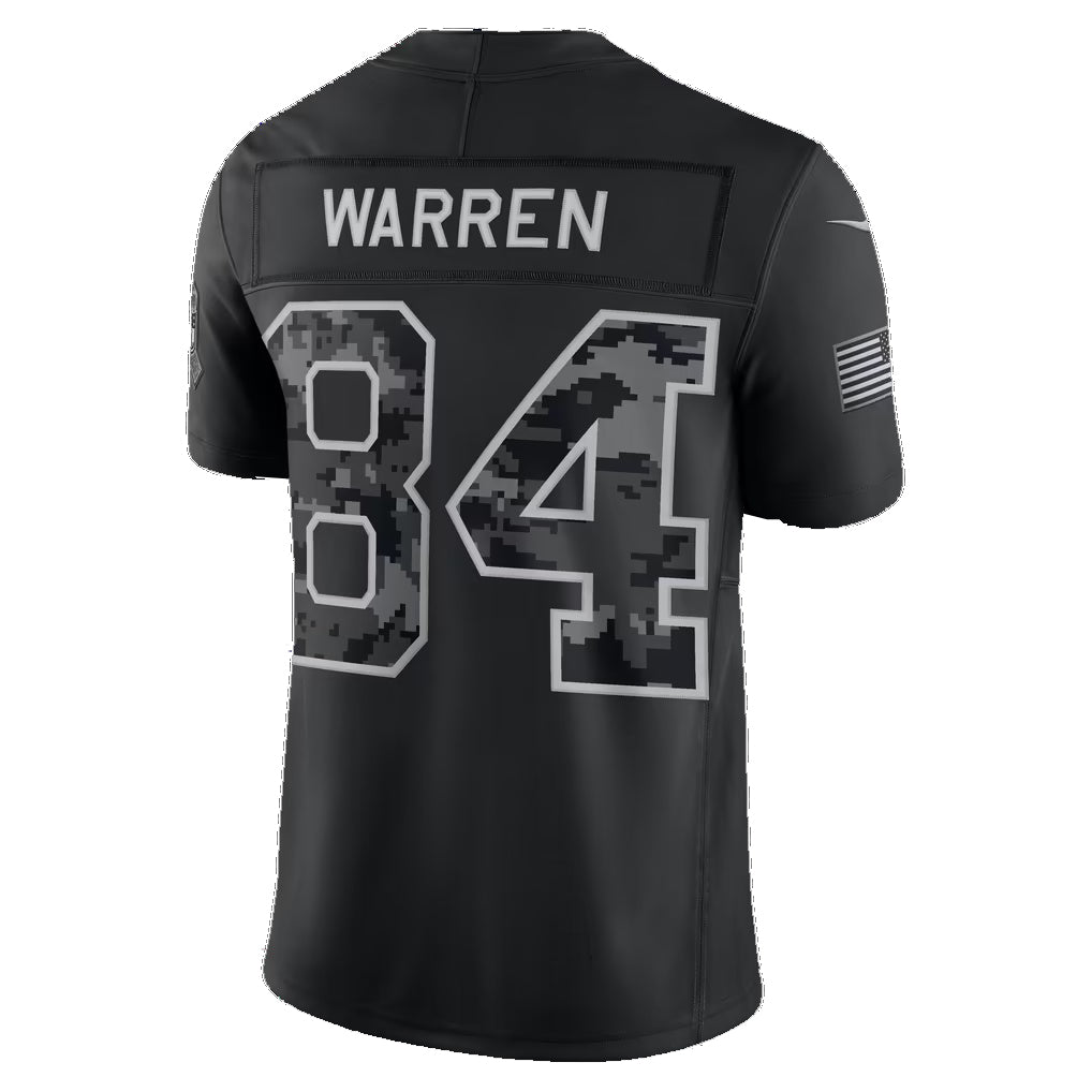 IN.Colts #84 Tyler Warren Black 2026 Salute to Service Stitched Limited Football jersey Fotopoulosg