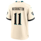 J.Jaguars #11 Parker Washington Natural 2026 Rivalries Collection Game Jersey Fotopoulosg
